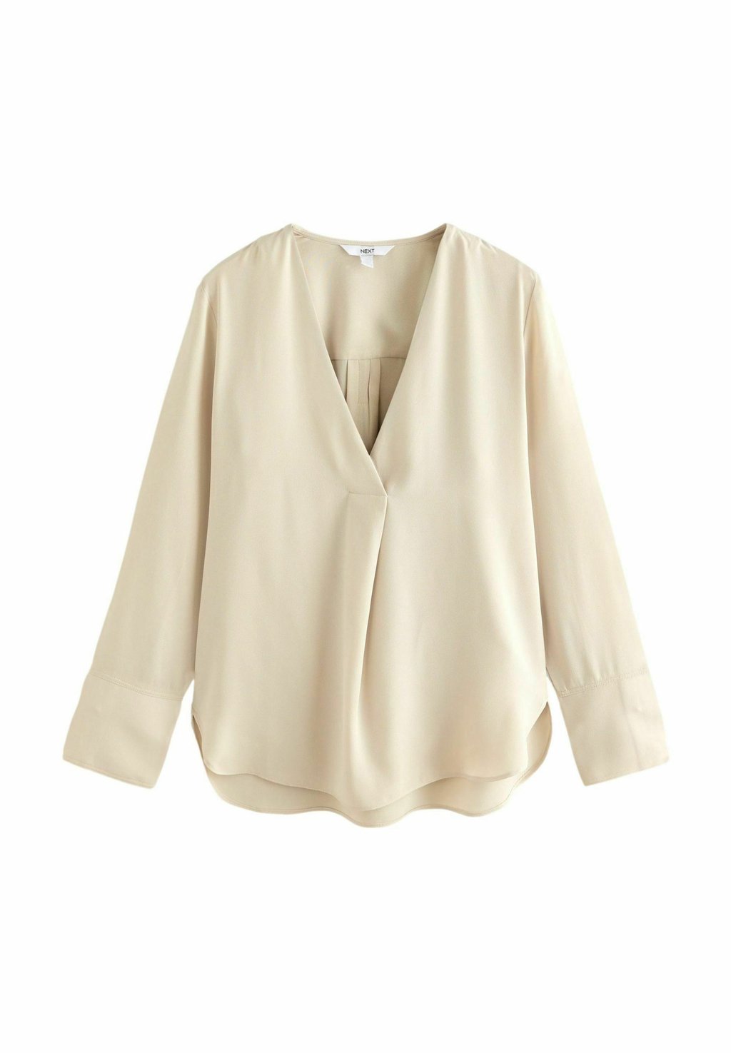 

Блуза REGULAR FIT - LONG SLEEVE OVERHEAD V-NECK Next, бежевый
