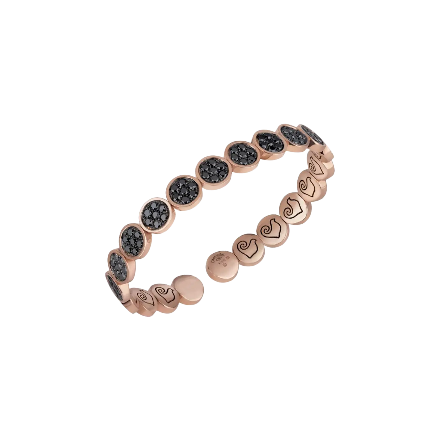 

Браслет paillettes из розового золота и черных бриллиантов - 41276 - 41276 CHANTECLER