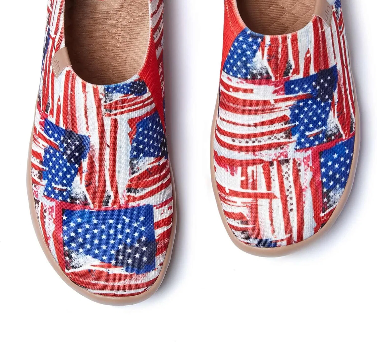 Лоферы с принтом UIN, Draw Freedom - Knit — фото 4