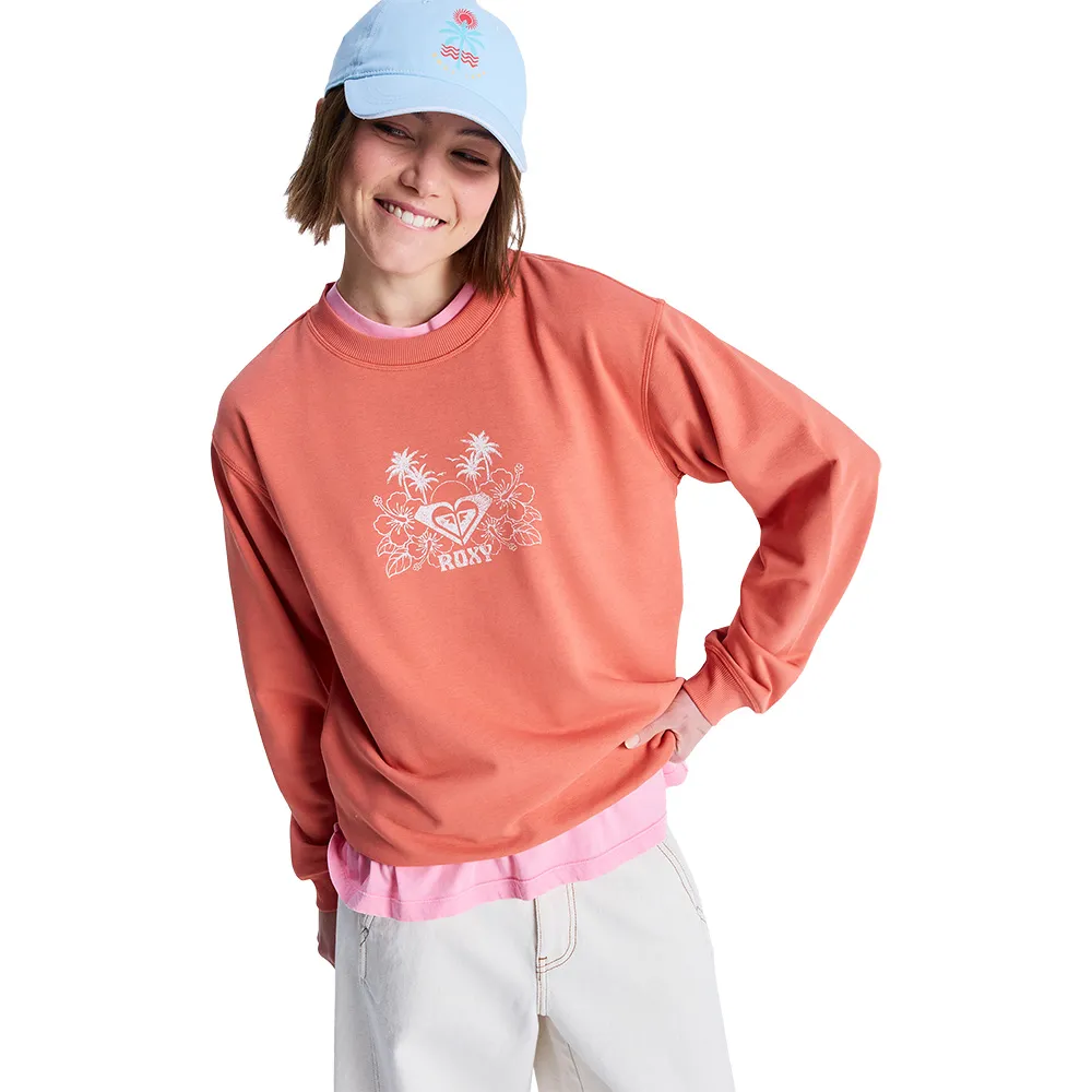 

Винтажная толстовка Roxy Surf Stoked Terry, оранжевый