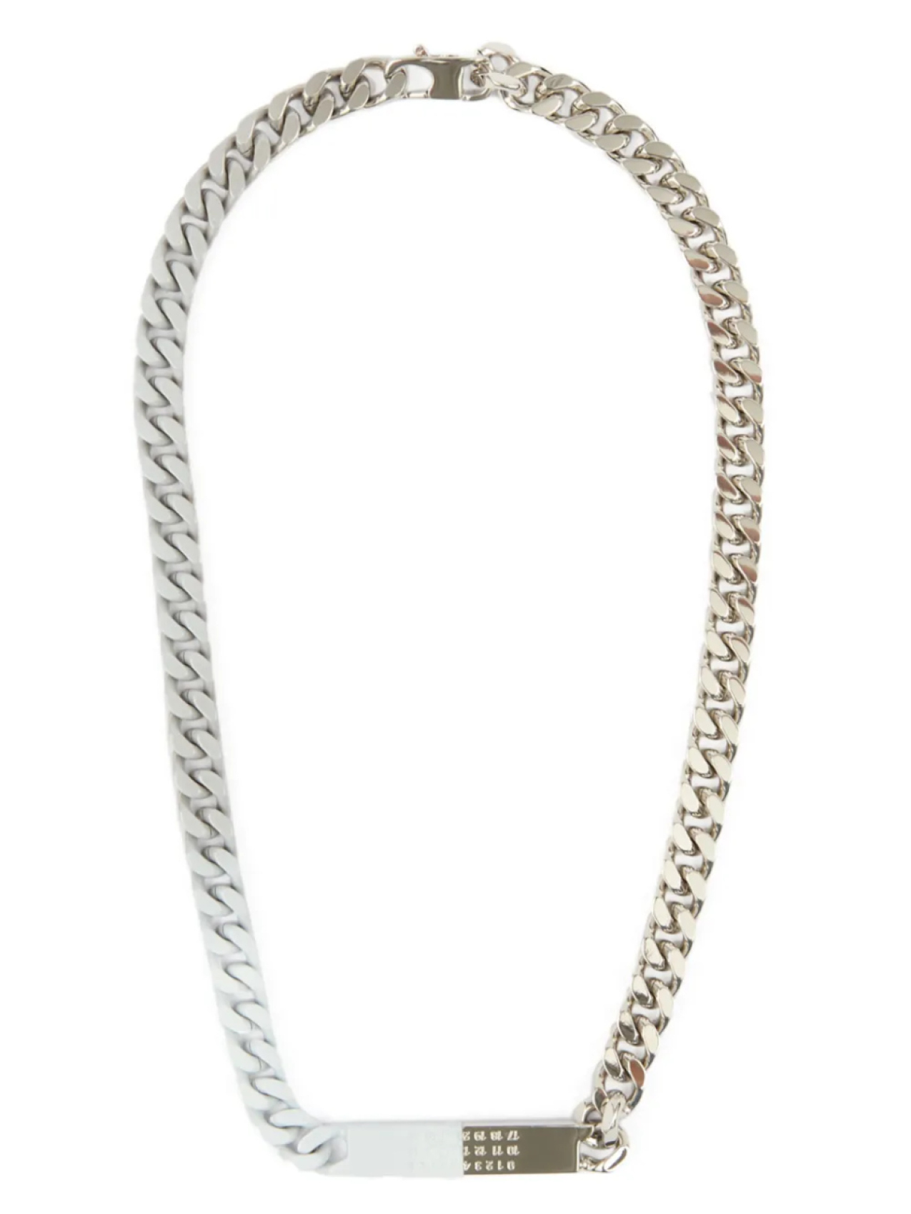 

MM6 Maison Margiela колье с подвеской, серебристый