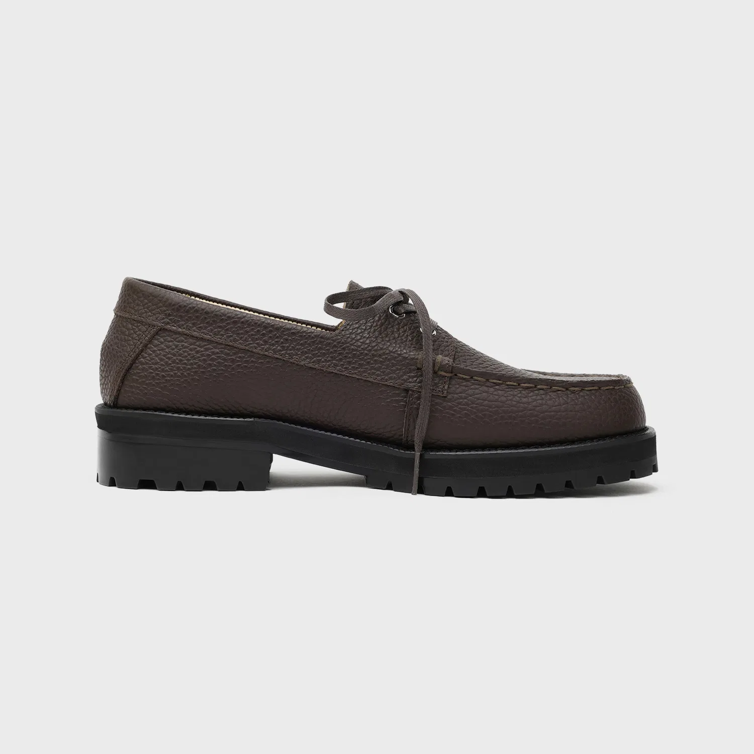 Мужские коричневые топсайдеры Firenze.A Standard Casual Sole, с тиснением — фото 4