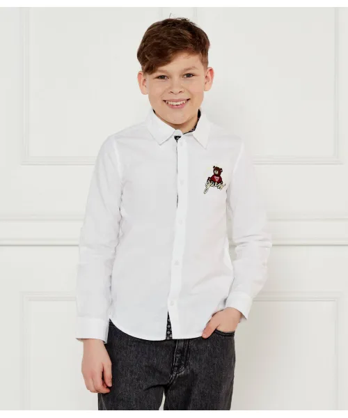 

Рубашка Regular fit Guess, белый