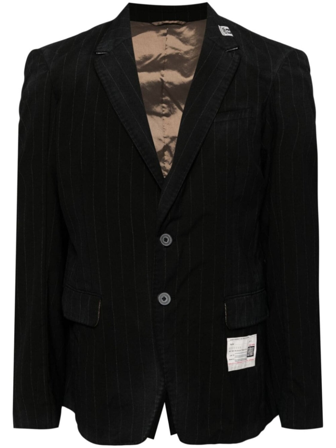 

Maison MIHARA YASUHIRO пиджак Aged, черный
