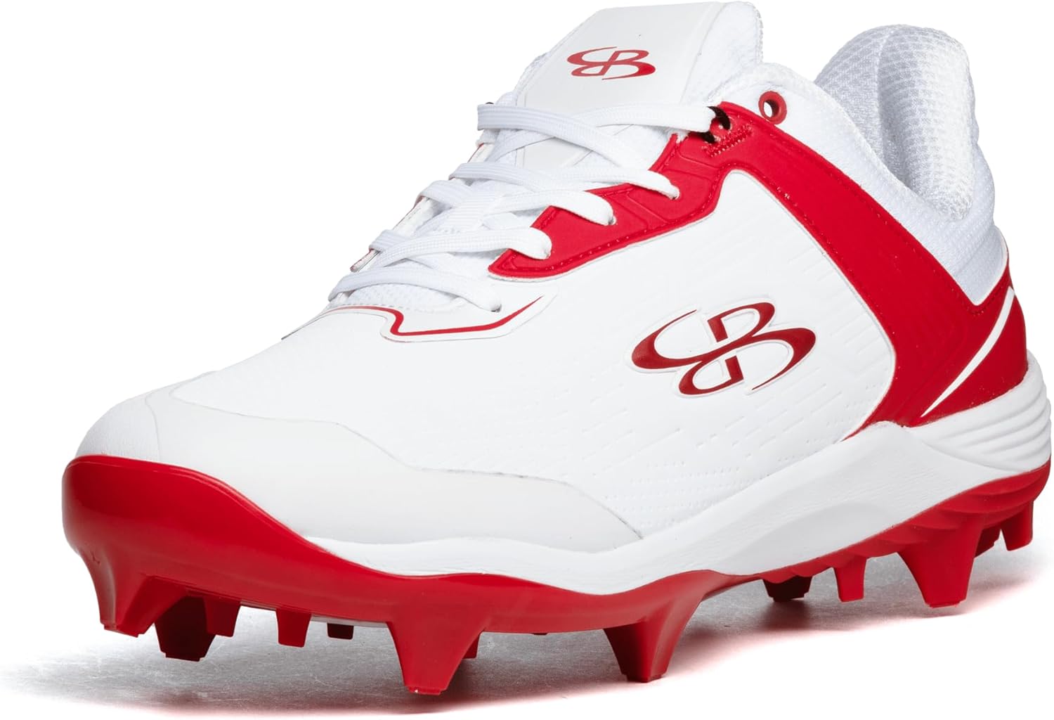 

Бутсы Boombah Viper Pro для мужчин с формованной подошвой - несколько вариантов цвета - разные размеры, белый/красный