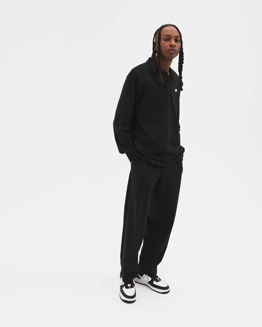 Брюки Nike Sportswear Club, серый/белый — фото 2