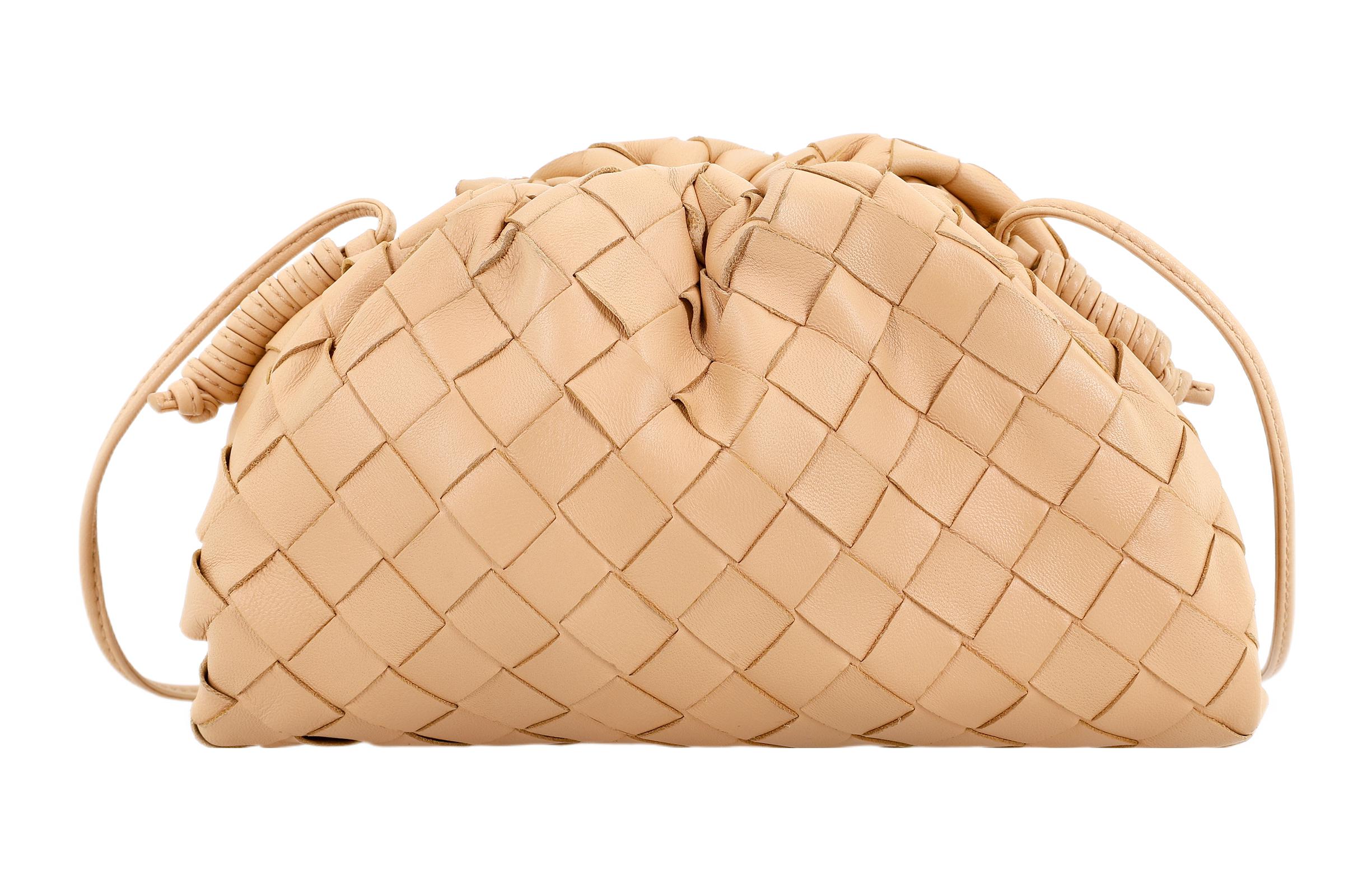 Сумка из овчины, женская наплечная сумка Almond Bottega Veneta, Set (Bag+Dust Bag) — фото 2