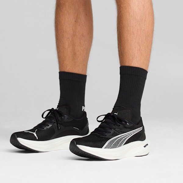 Мужские кроссовки для бега по шоссе Deviate Nitro 3 Puma, черный — фото 2