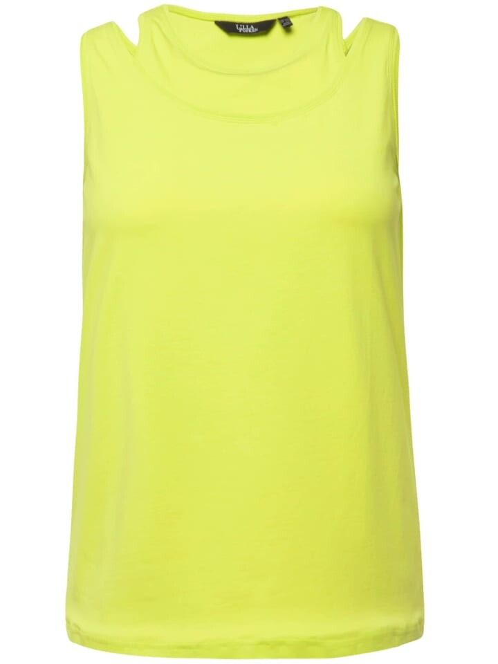 

Футболка Ulla Popken Strick Top, цвет neongrün