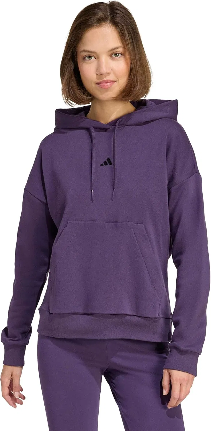 Худи женское, adidas, цвет Aurora Plum/Black