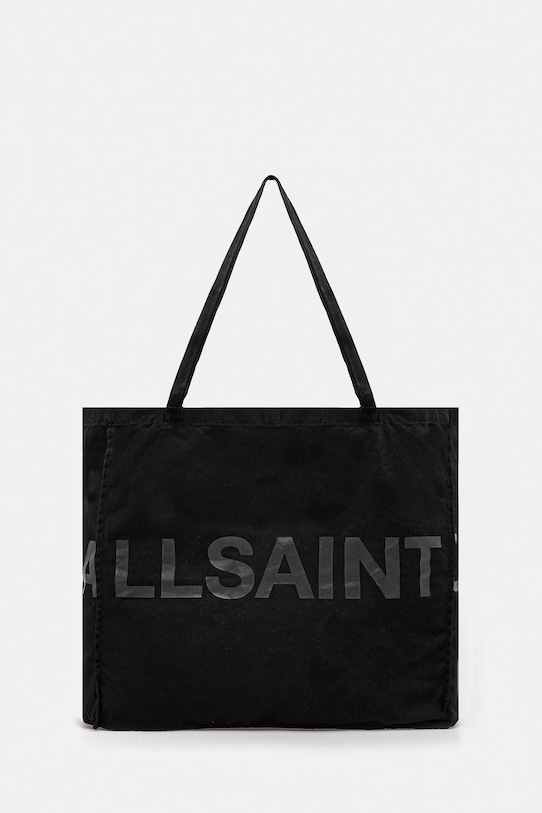 

Хлопковая сумка LARGE Allsaints, черный