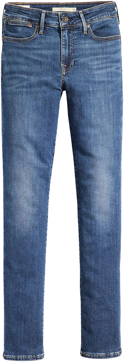 Джинсы Levi's узкого кроя "712 SLIM WELT POCKET", цвет Blue Wave Dark — фото 3