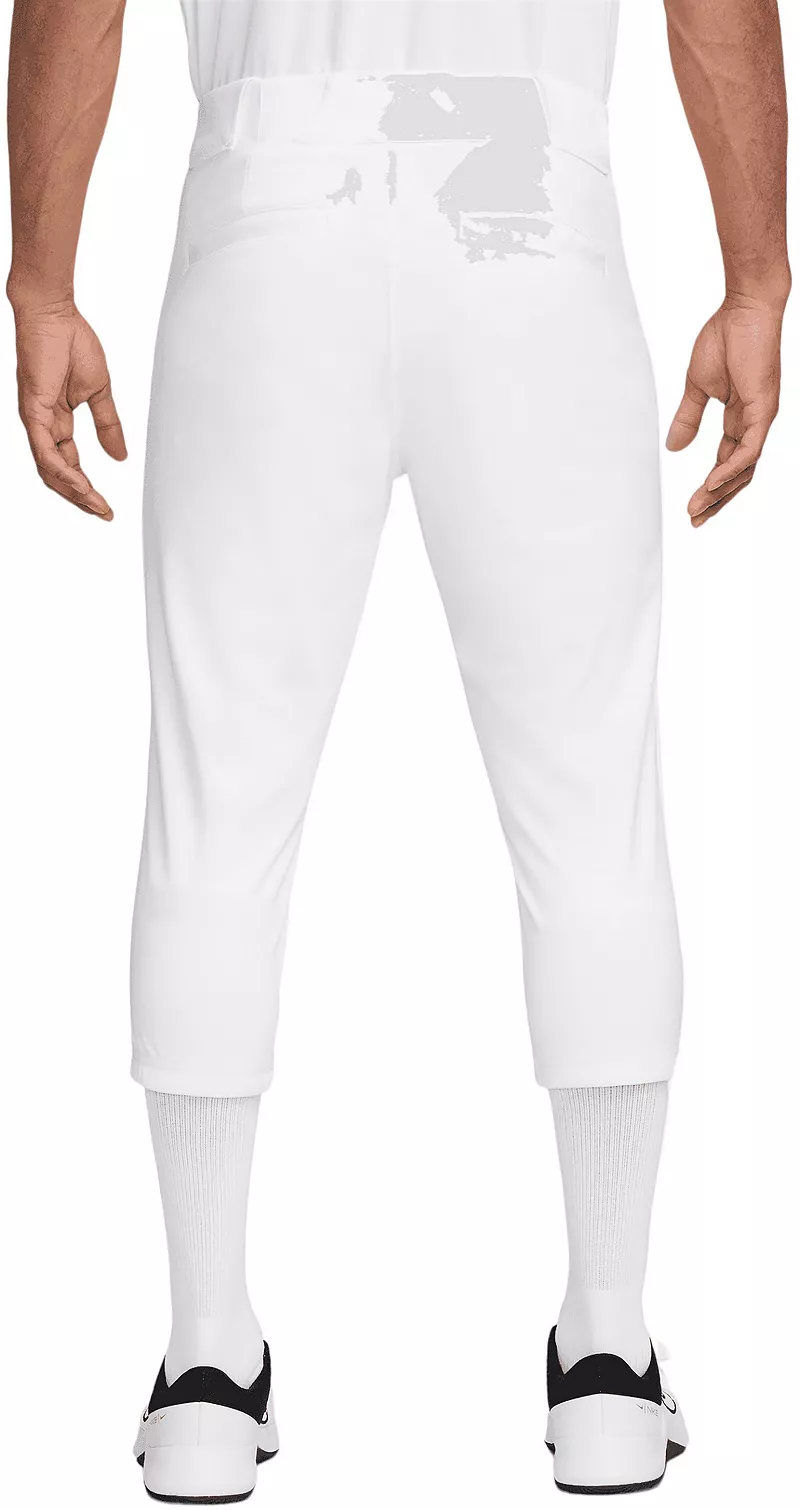 Мужские высокие бейсбольные брюки Nike Vapor Select 2, белый/черный — фото 3