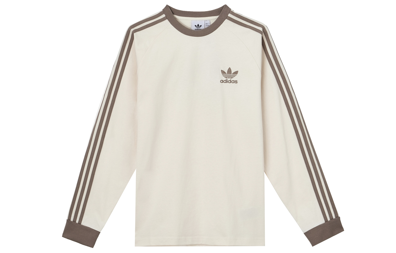 

Футболка Adidas Adicolor Classics 3 Stripes с длинными рукавами Adidas Originals, бежевый