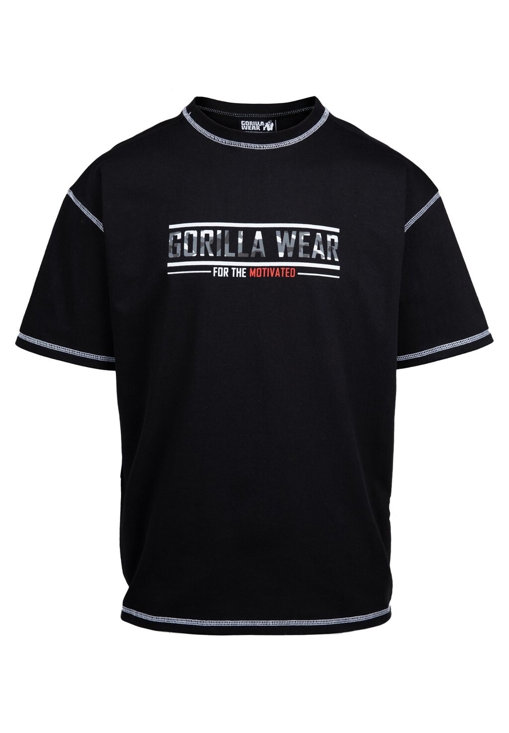 

Принт на футболке Saginaw Gorilla Wear, черный