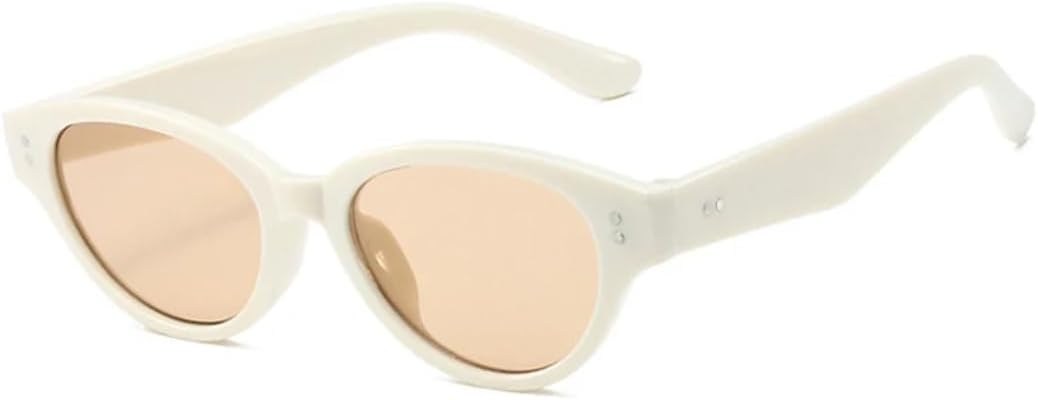 

Солнцезащитные очки с защитой UV400 | Цветные линзы "кошачий глаз" | Для женщин и мужчин, для занятий спортом на открытом воздухе и путешествий DSVIGF, Beige Champagne