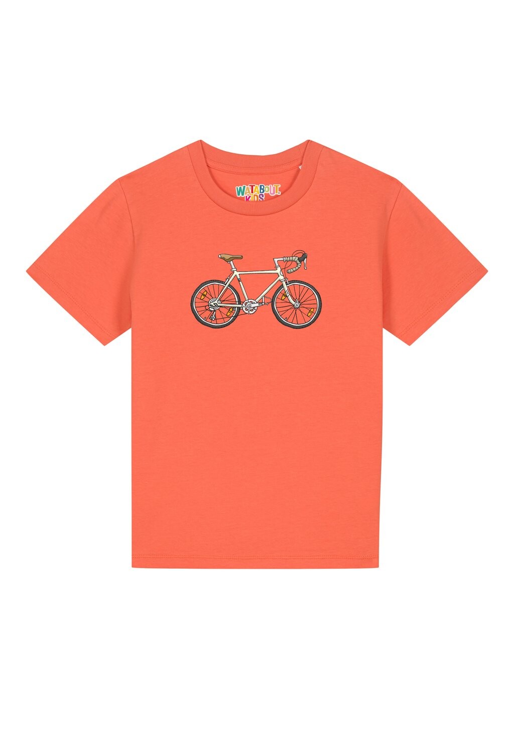 

Футболка с принтом BIKE Watapparel, цвет fiesta
