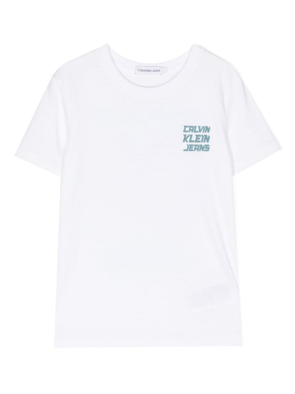 

Футболка с графичным принтом Calvin Klein Kids, белый