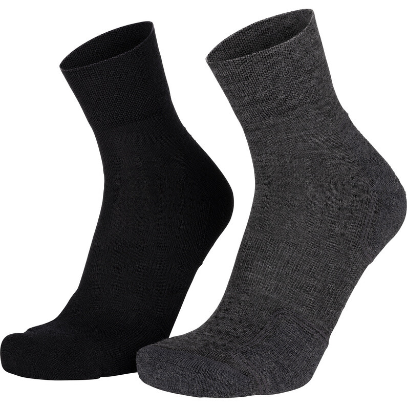 

Носки Color Mid Merino, 2 шт Eightsox, черный