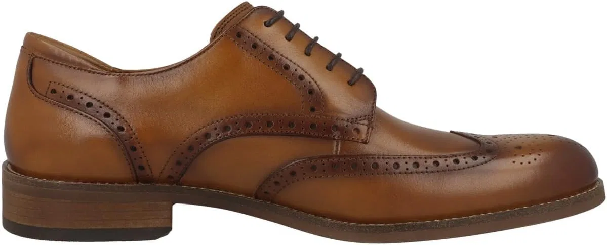 Мужские туфли на шнуровке Clarks Craft Remi Tip, Brown Tan — фото 3