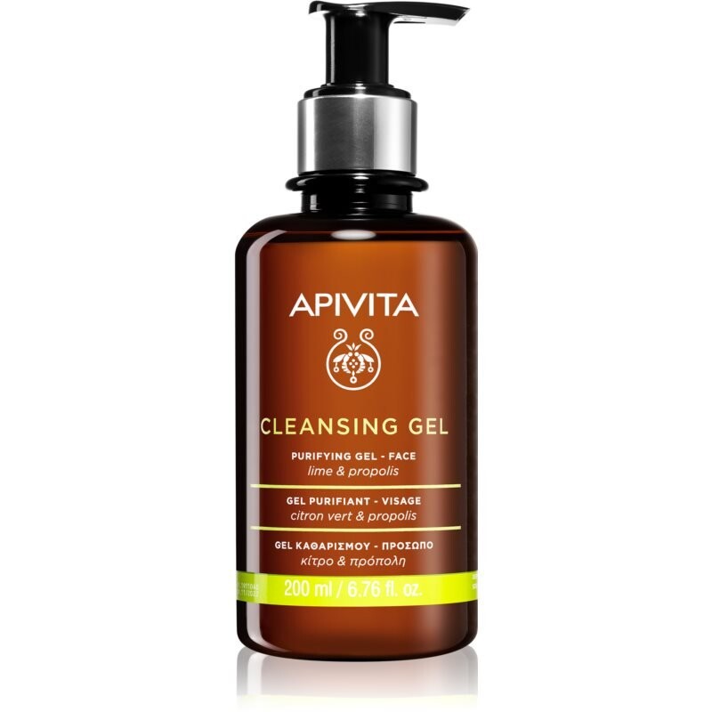 

Apivita Cleansing Прополис и лайм очищающий гель для жирной и комбинированной кожи 200 мл
