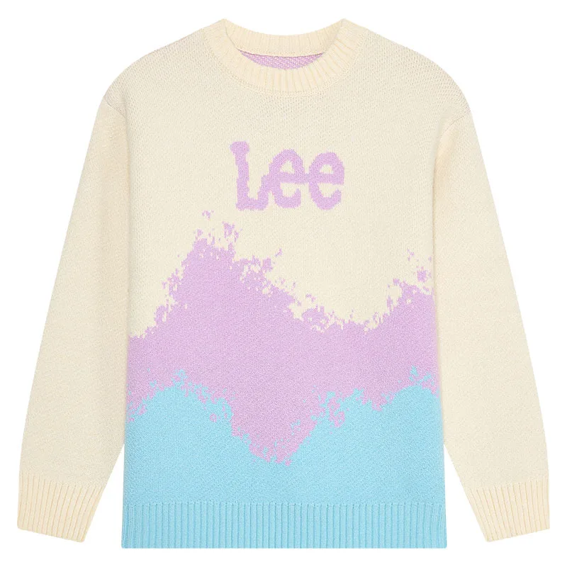Детский свитер с круглым вырезом утолщенный Lee, Beige Apricot