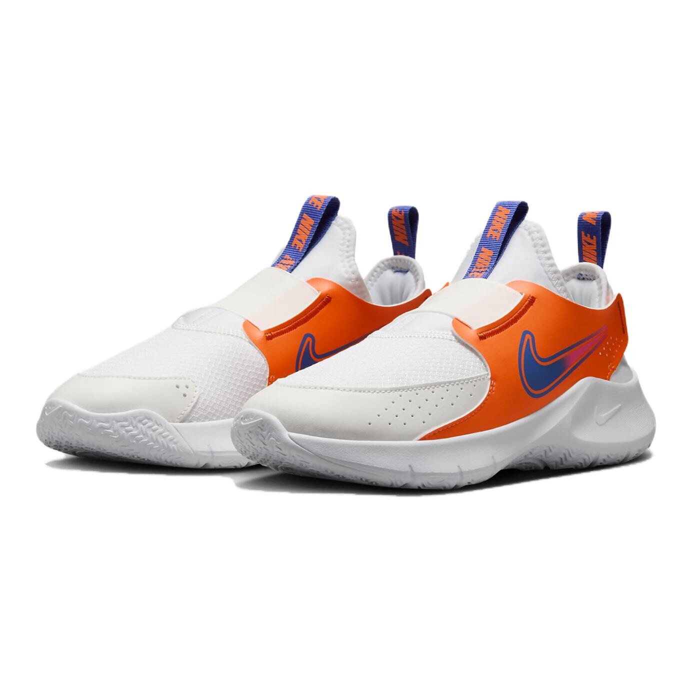 Кроссовки Flex Runner 3 Kids GS Low-top Белые/Оранжевые Nike, белый/оранжевый — фото 3