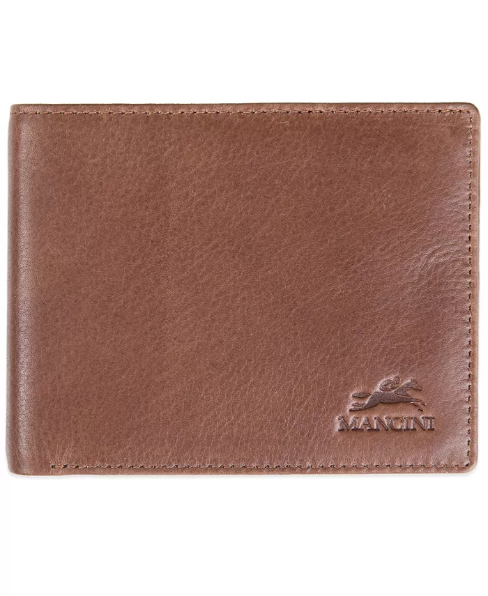 

Мужской кошелек Bellagio Collection с двумя отделениями Mancini, коричневый