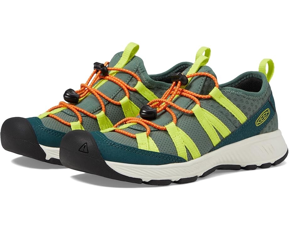 

Кроссовки KEEN Kids Motozoa Sneaker, цвет Sea Moss/Scarlet Ibis
