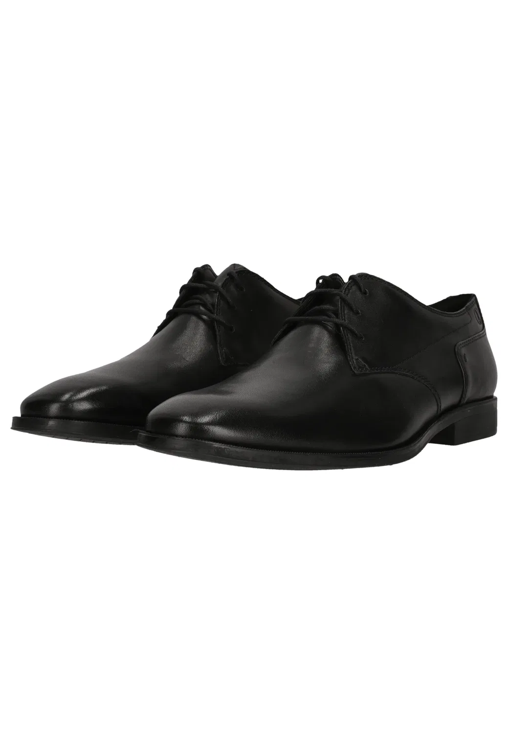 Бизнес-туфли на шнуровке, Clarks, черная кожа — фото 2