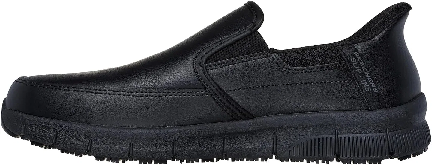 Мужские медицинские рабочие ботинки Skechers Nampa Broxtin, Blk Black — фото 2