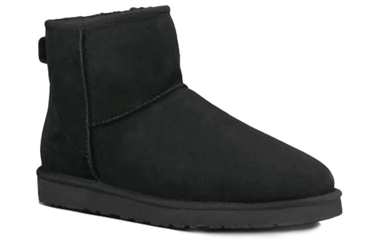 UGG Классические мини-снежные ботинки с флисовой подкладкой black — фото 4