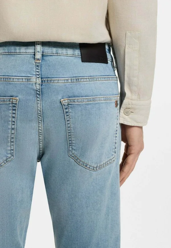 Джинсы delaware bo, зауженный крой Boss Casual, Blue Denim — фото 4