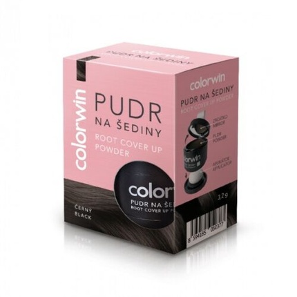

Puder kryjący odrost i zwiększający objętość włosów Czarny 3.2g Assorted