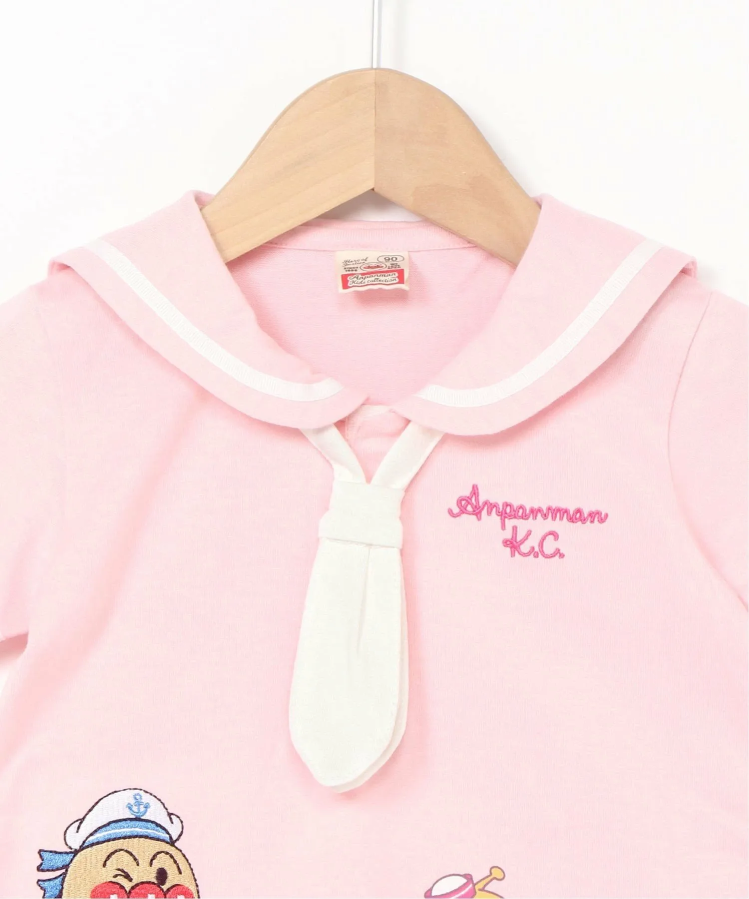 Детская коллекция ANPANMAN/(K) Футболка Anpanman Dokin-chan Marine Sailor Anpanman Kids Collection, pink — фото 4