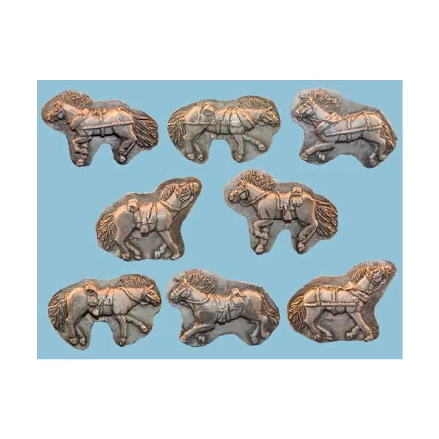

Мертвые лошади, Blue and the Gray Miniatures - Assorted (15mm)