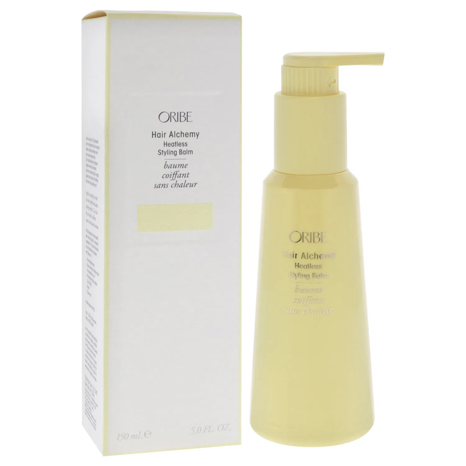 Бальзам для укладки волос Hair Alchemy Heatless Styling Balm от Oribe, подходит для мужчин и женщин - 140 мл, белый — фото 3
