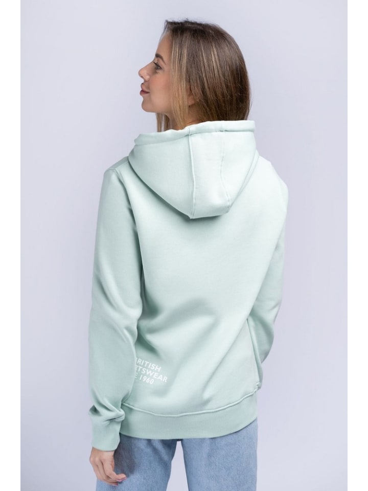 

Толстовка с капюшоном Lonsdale, зеленый