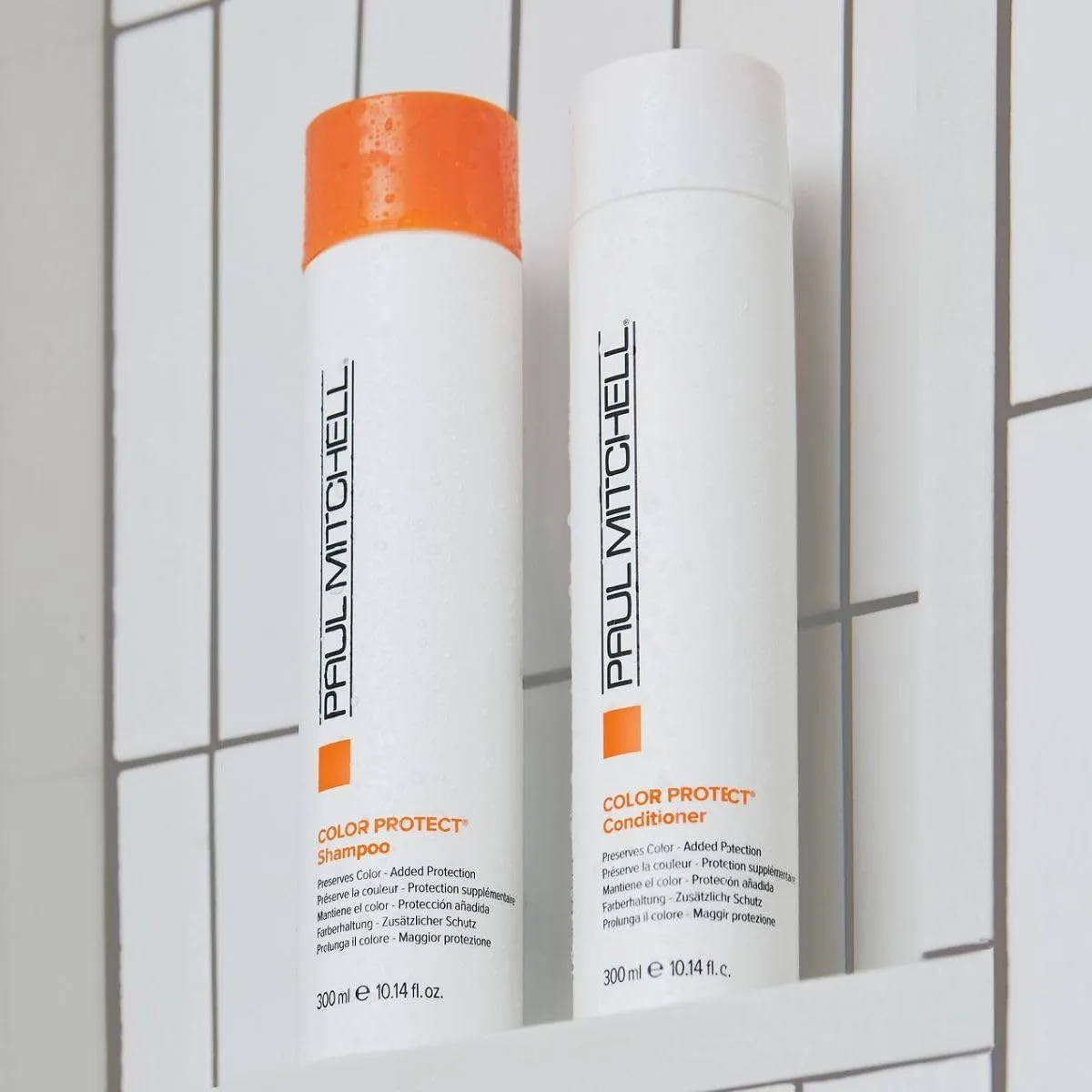 Шампунь и кондиционер Paul Mitchell Color Protect, предотвращают выцветание и придают блеск, для окрашенных волос, 950 мл, набор. — фото 3
