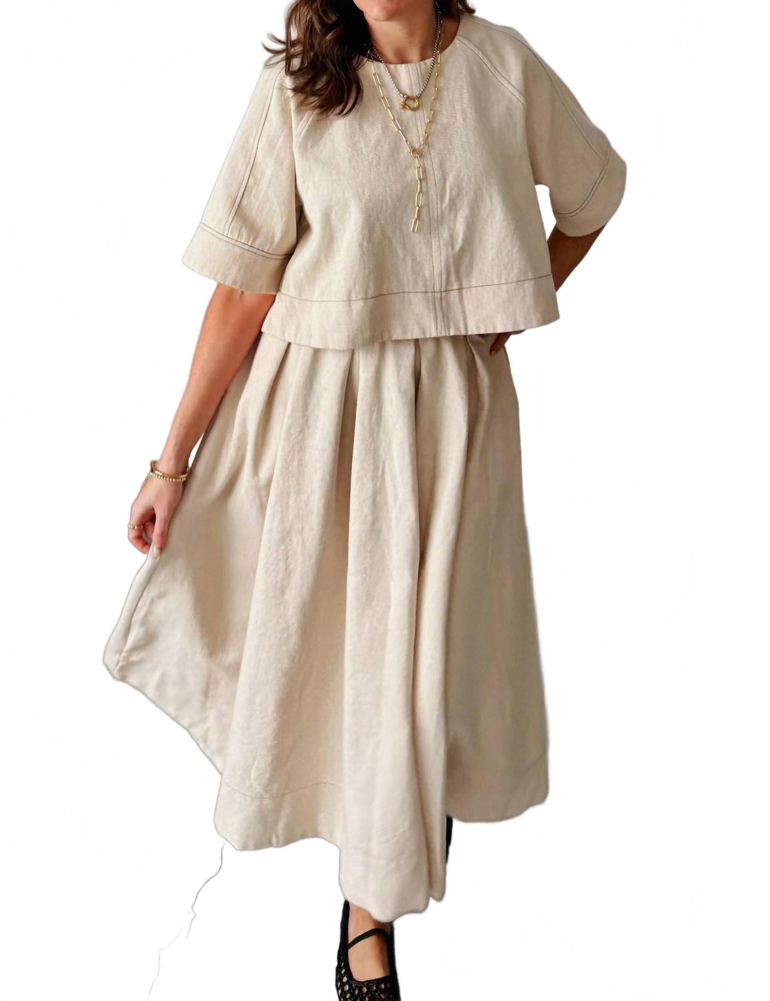 

Heyson Комплект юбки и брюк Only Eyes For You, цвет овсянка