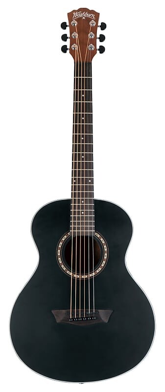 

Акустическая гитара Washburn AGM5BMK | G-Mini 5 Apprentice Series 7/8 Size Acoustic Guitar w/ Gig Bag, Black Matte. New with Full Warranty!