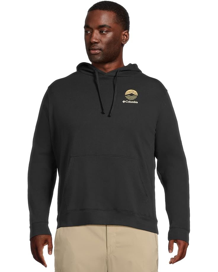 

Худи Columbia Columbia Trek Graphic Hoodie, цвет Black/Circular Linescape