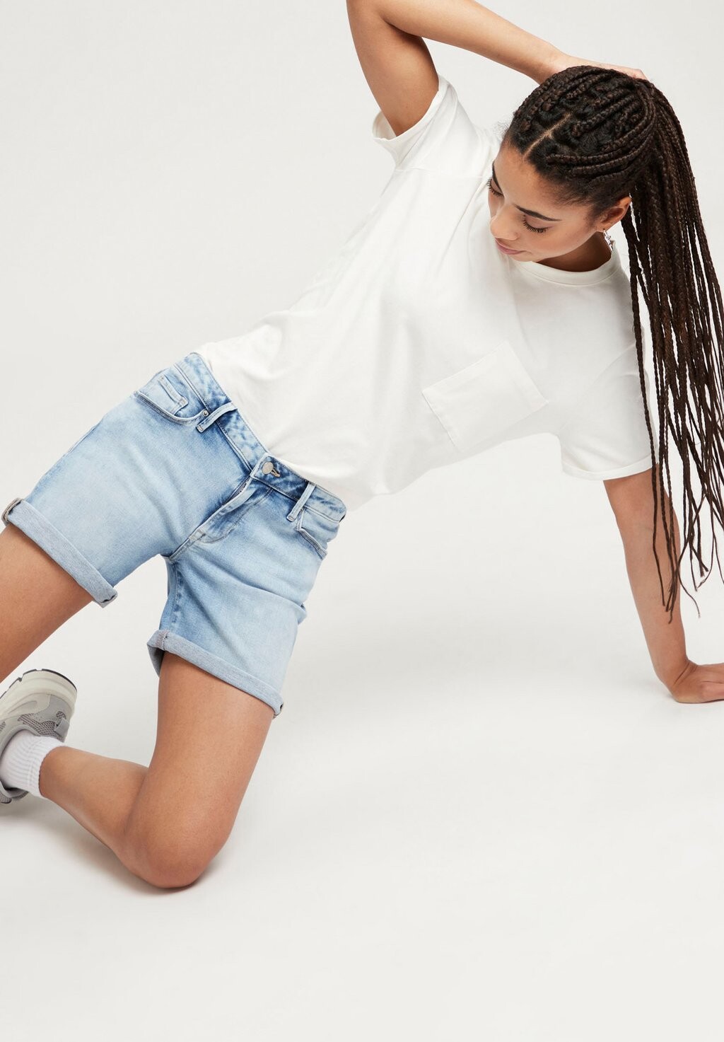 

Джинсовые шорты Zena Cross Jeans, светло-голубые