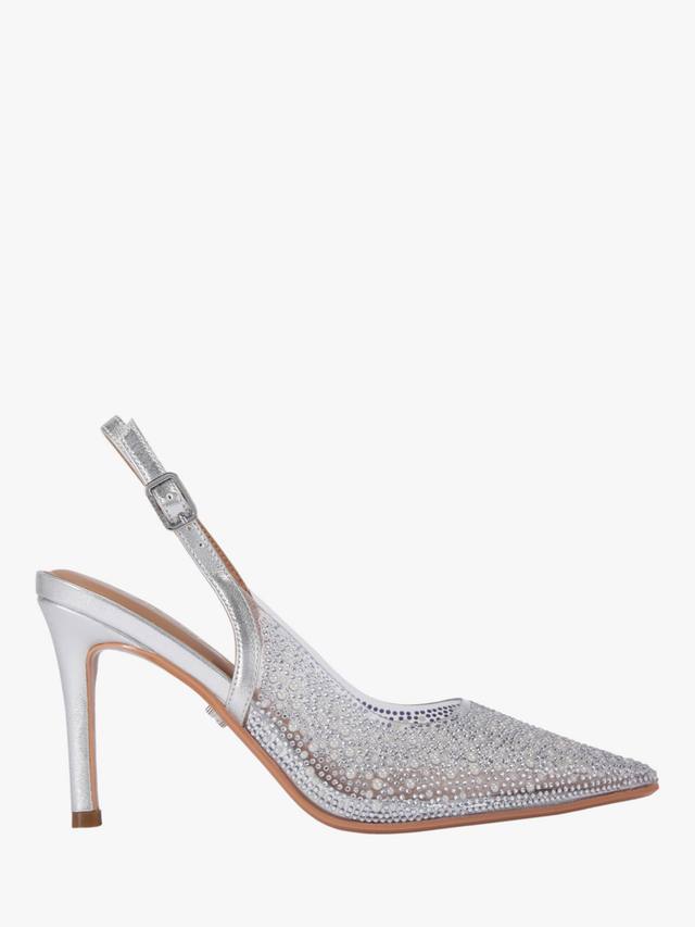 Positano декорированные виниловые остроконечные босоножки-лодочки Carvela, Silver