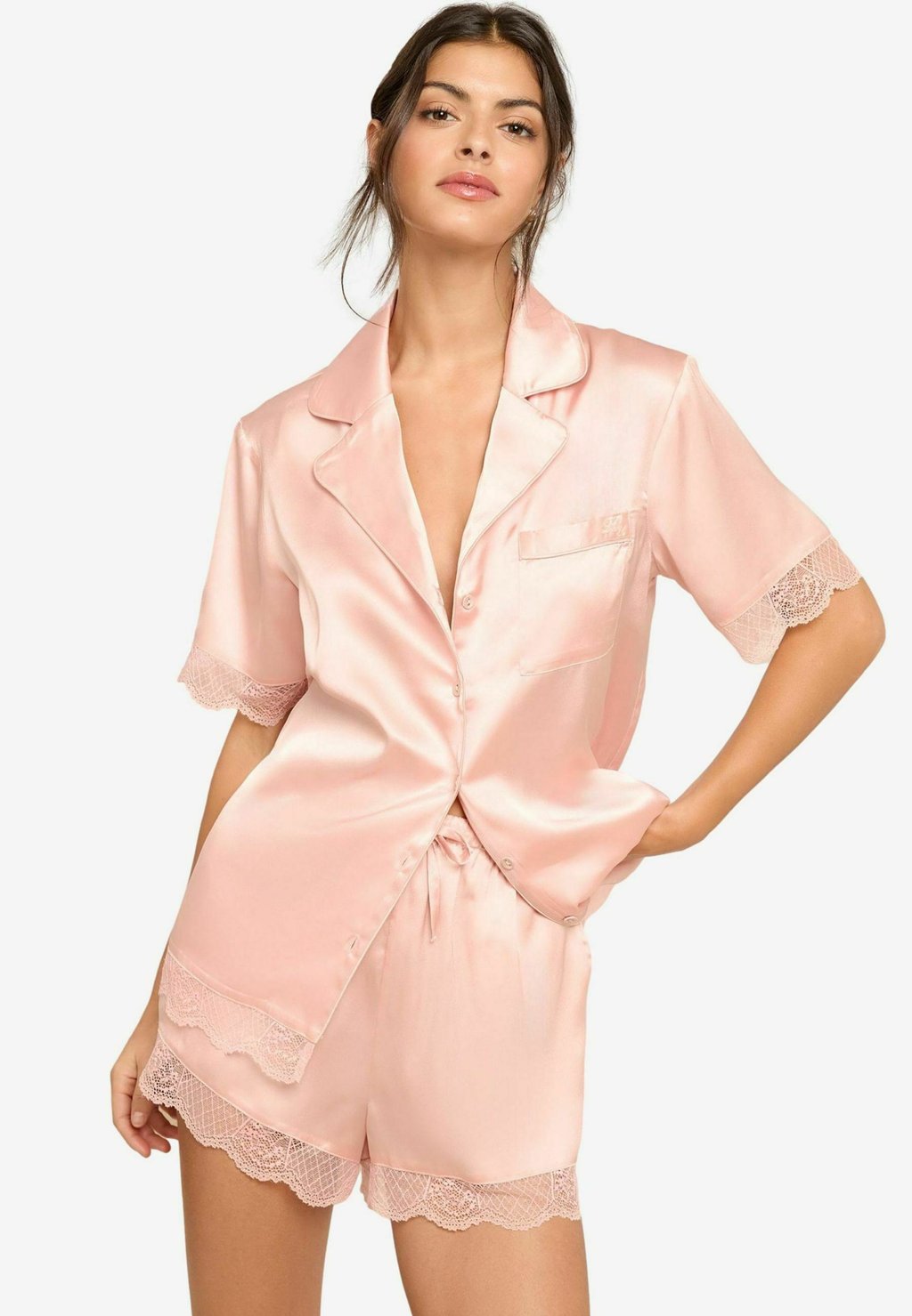 

Пижама REGULAR FIT - SHORT SLEEVE SET - Pyjama set Lipsy, розовый