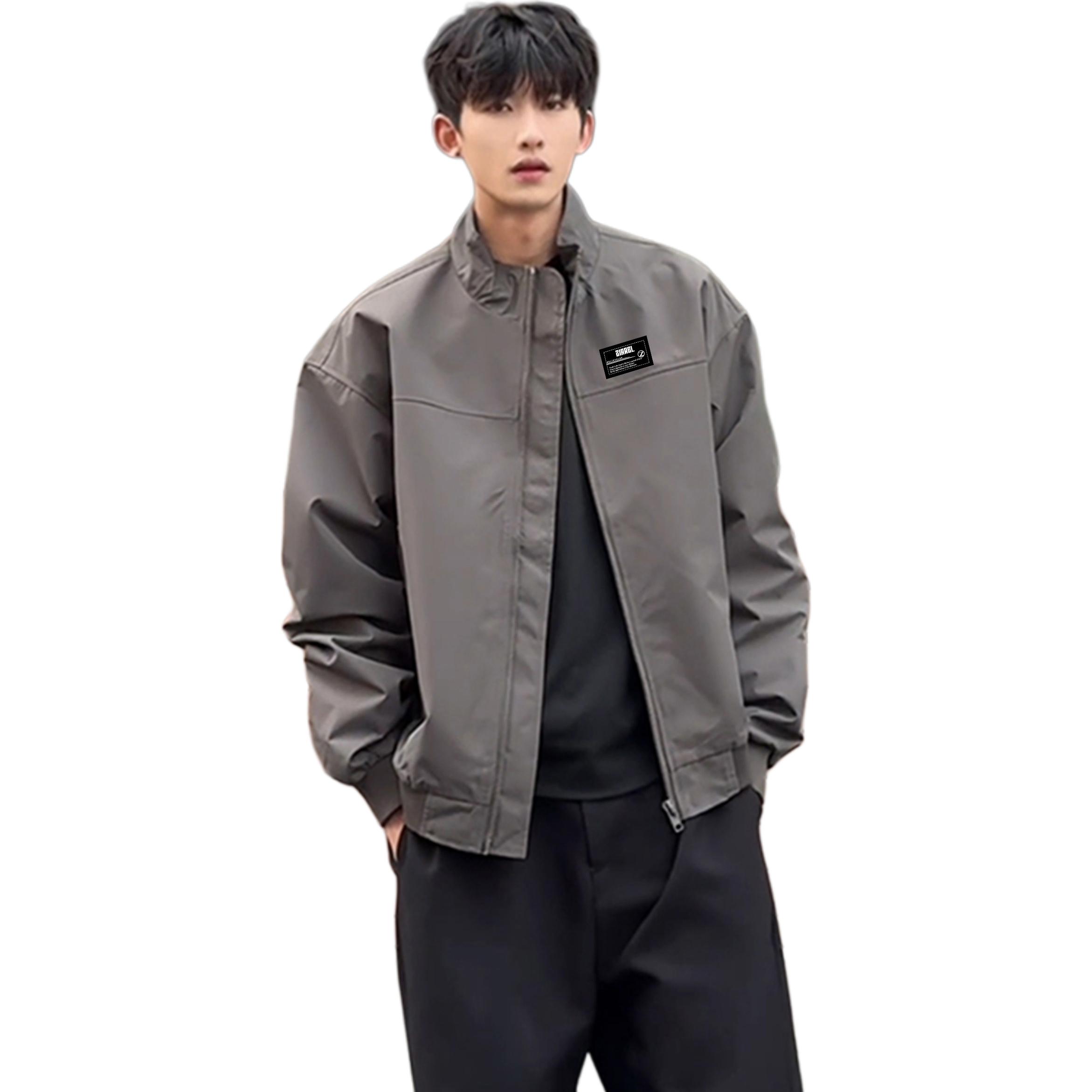 

Куртка Unisex Stand Collar Moderate ZIAREL, wolf серый[removable logo]