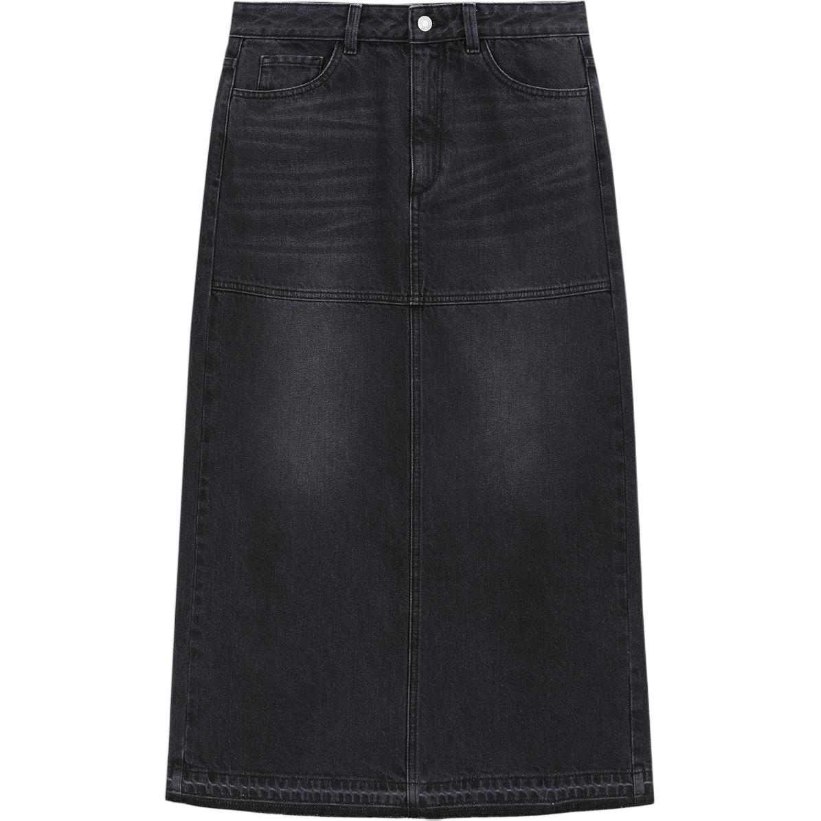 

Повседневная длинная юбка женская GAP, черный