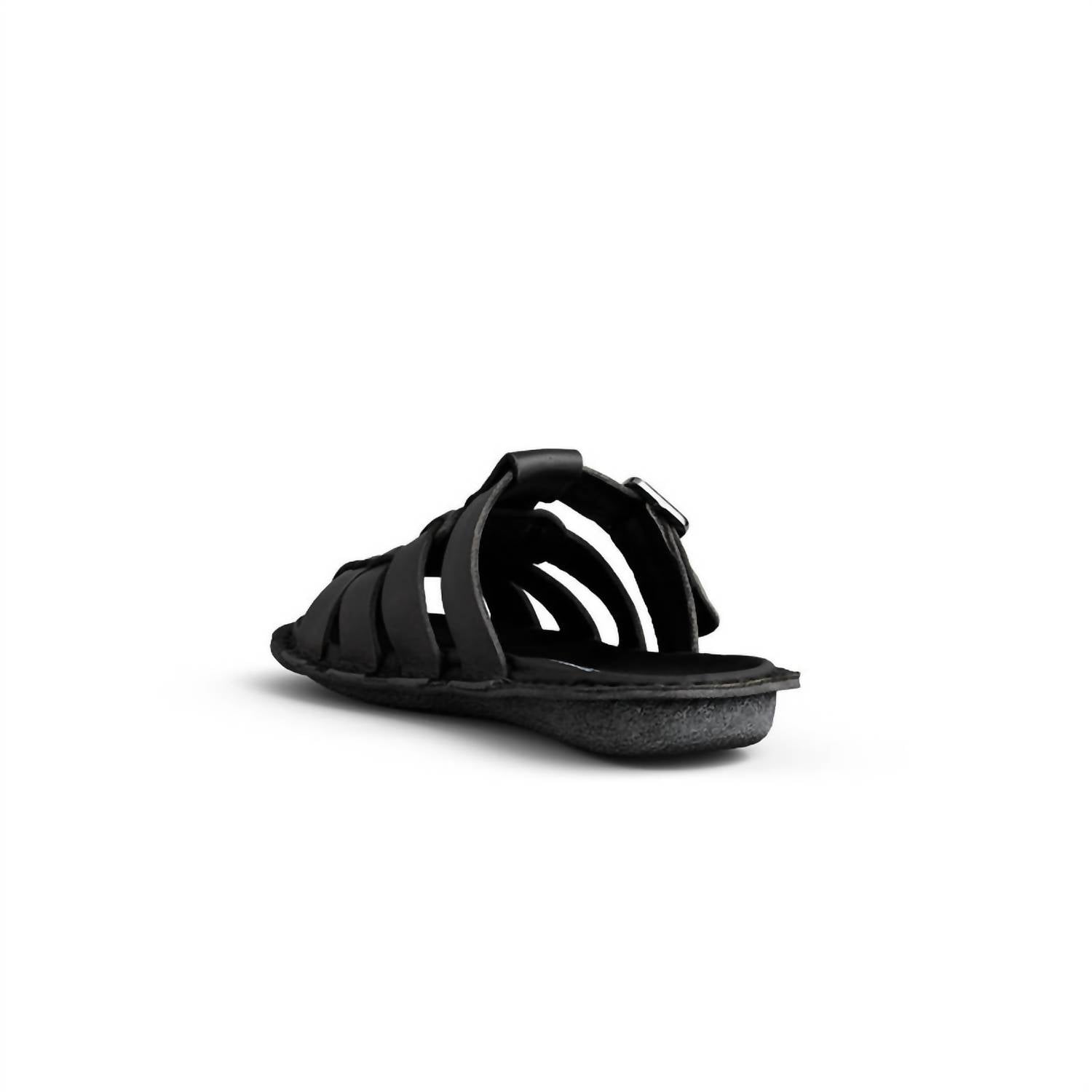 Women's Amalfi Leather Preto Sandal In Black VIBAe — фото 4