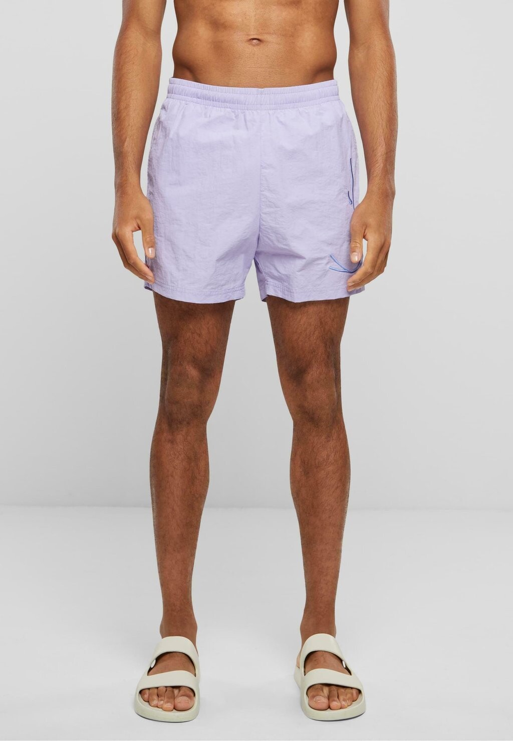

Шорты для плавания Km-Sw011-080-11 Signature Karl Kani, цвет lilac