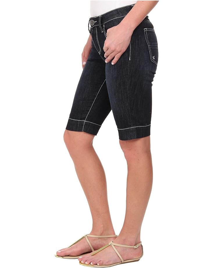 

Шорты KUT from the Kloth Natalie Bermuda in Direct/Dark Stone Base Wash, цвет Direct/Dark Stone Base Wash